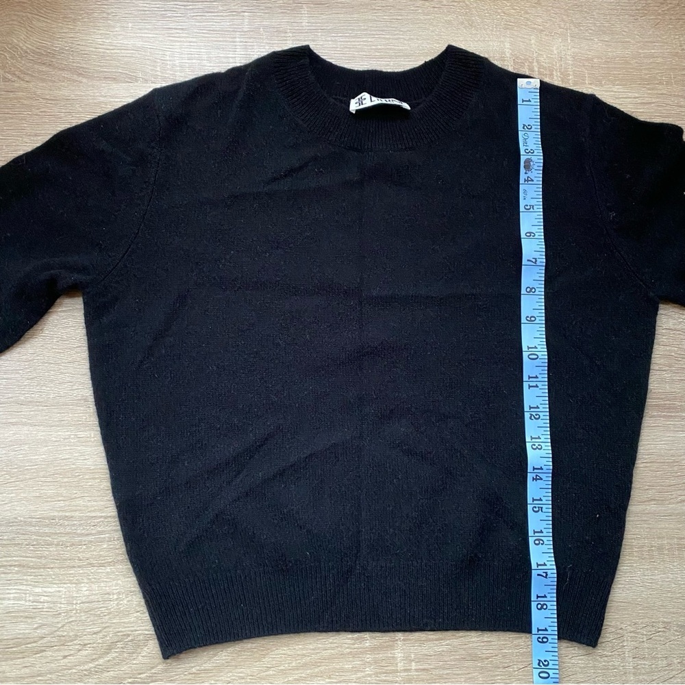 Eterne Francis Cashmere Crewneck Sweater Black M/L — image 5 of 8